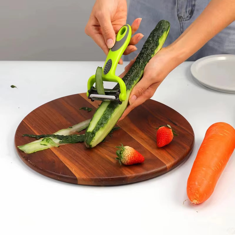 3 in 1 Rotary Peeler Fruit Vegetables Cabbage Graters Salad Carrot Potato Slicer Kitchen Multifunction Grater Julienne Peeler