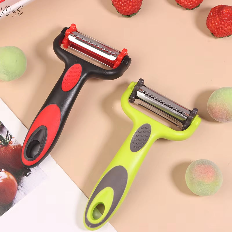 3 in 1 Rotary Peeler Fruit Vegetables Cabbage Graters Salad Carrot Potato Slicer Kitchen Multifunction Grater Julienne Peeler