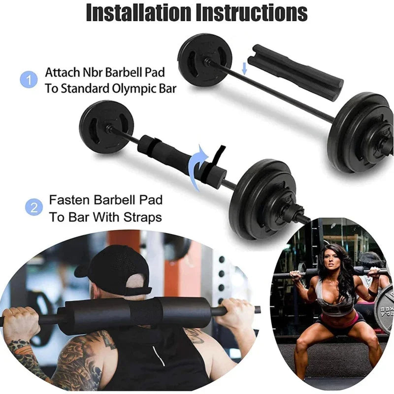Elevate Your Workout: Premium Weightlifting Barbell Pad for Ultimate Neck & Shoulder Support