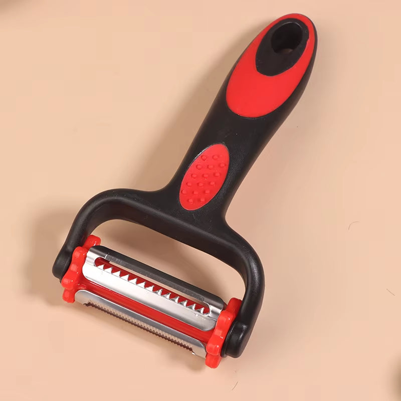 3 in 1 Rotary Peeler Fruit Vegetables Cabbage Graters Salad Carrot Potato Slicer Kitchen Multifunction Grater Julienne Peeler