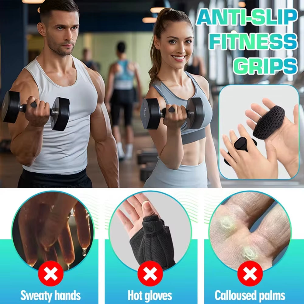 Weight Lifting Grips Anti-Slip Grip Strengthener Gym Finger Trainer Crosstraining Sports Fitness Equipment Protect Hand