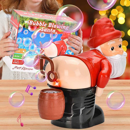 Musical Santa Butt Bubble Blower with Lights