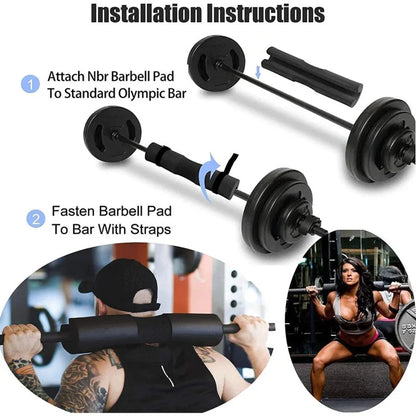Elevate Your Workout: Premium Weightlifting Barbell Pad for Ultimate Neck & Shoulder Support